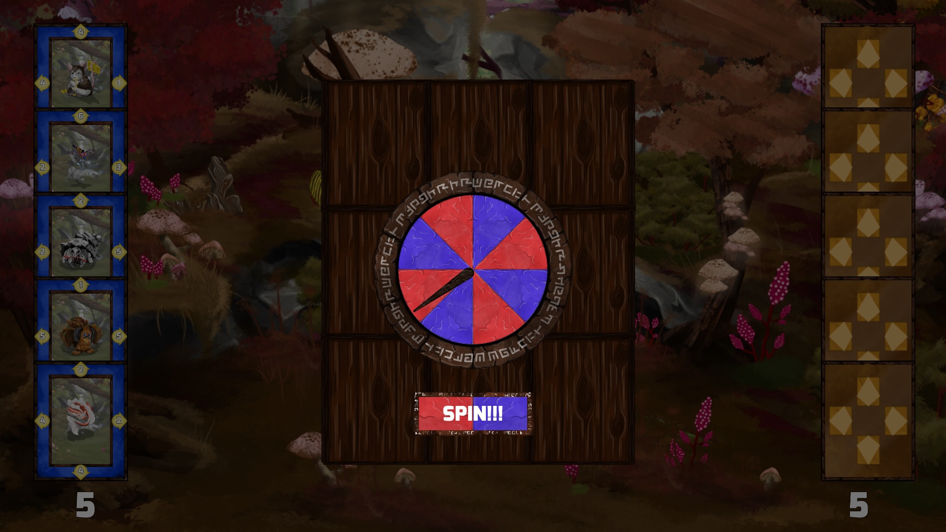 Card Game Spin