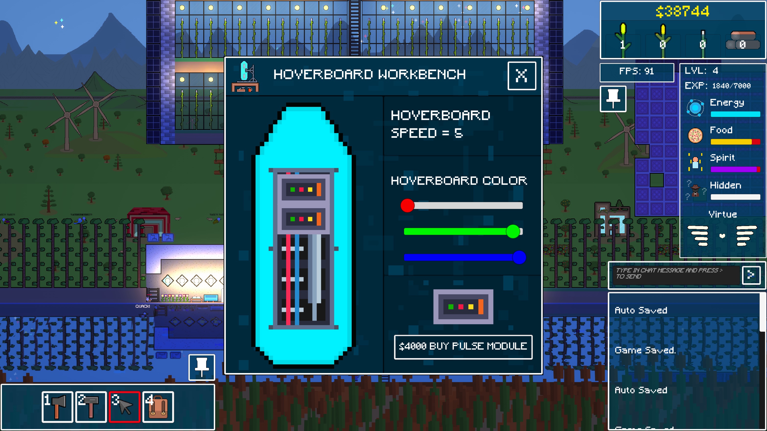 Hoverboard workbench Oct 2022