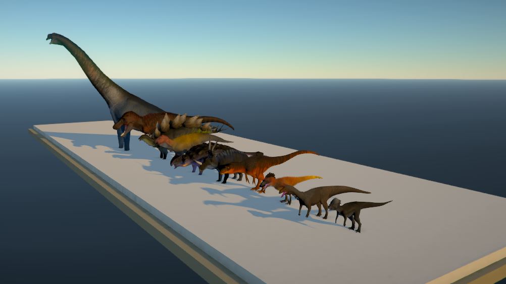 Dinosaur Models so far