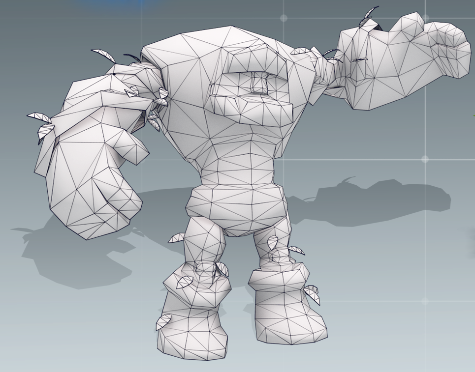 Stone Guardian Wireframe