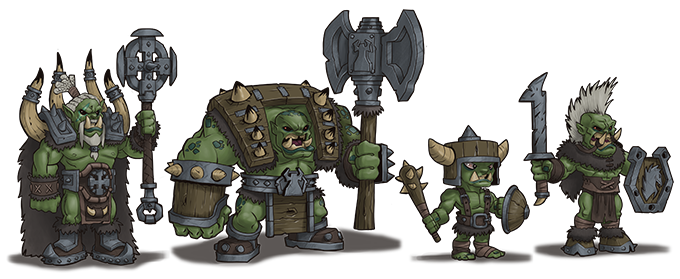 chessaria orcs small lineup