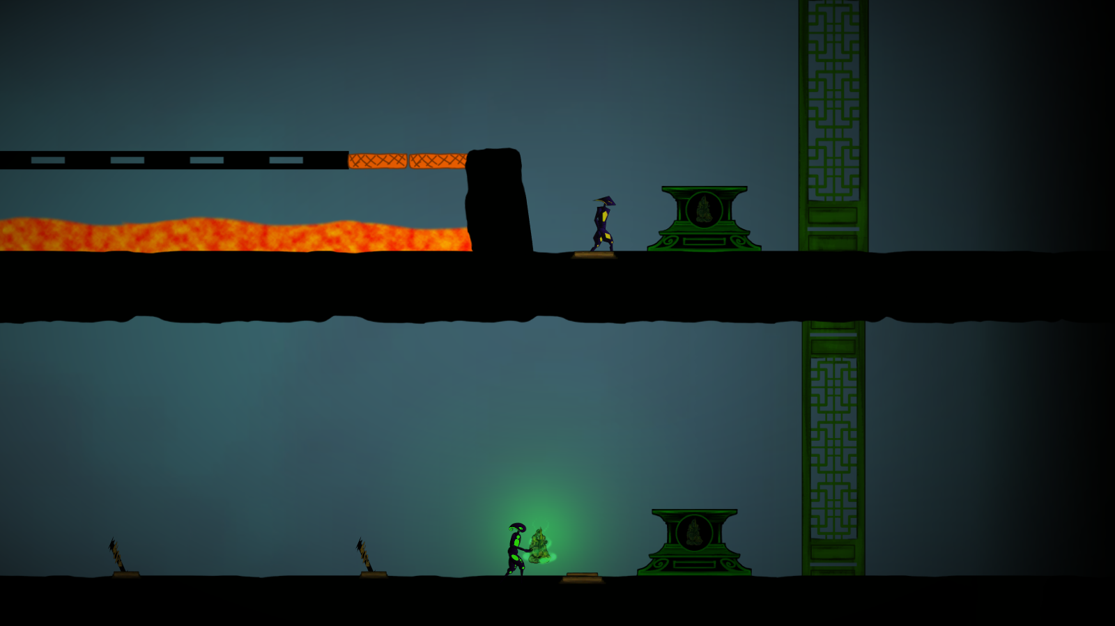 The end of the first Greenlight level.