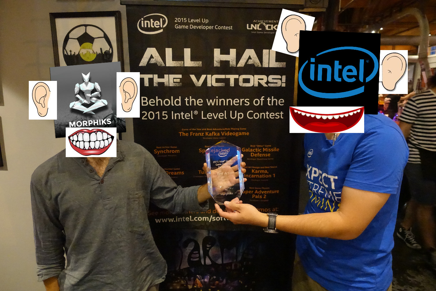 Intel award ceremony