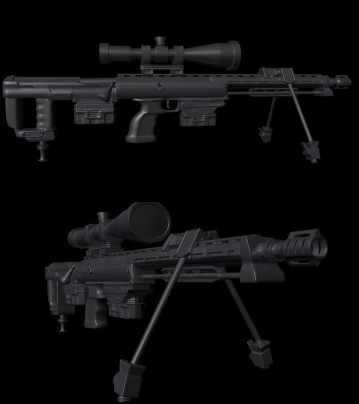 sr 25 sniper rifle by zerobelow0