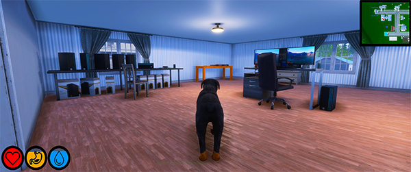 Lost Paws Computer Room Small