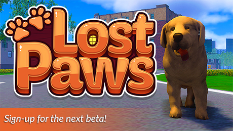 Lost Paws Sign up Header Overrid