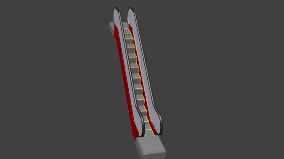 Preview of the new escalator, but still requires animations