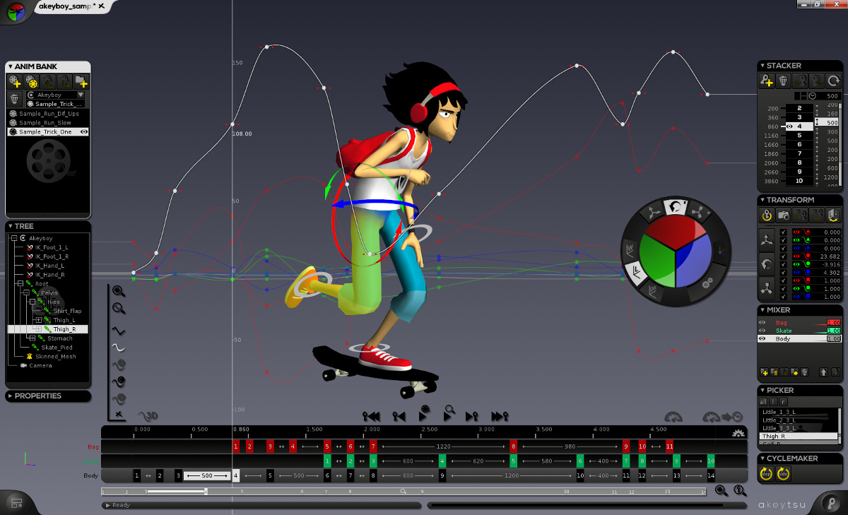 free 2d animation rigging software