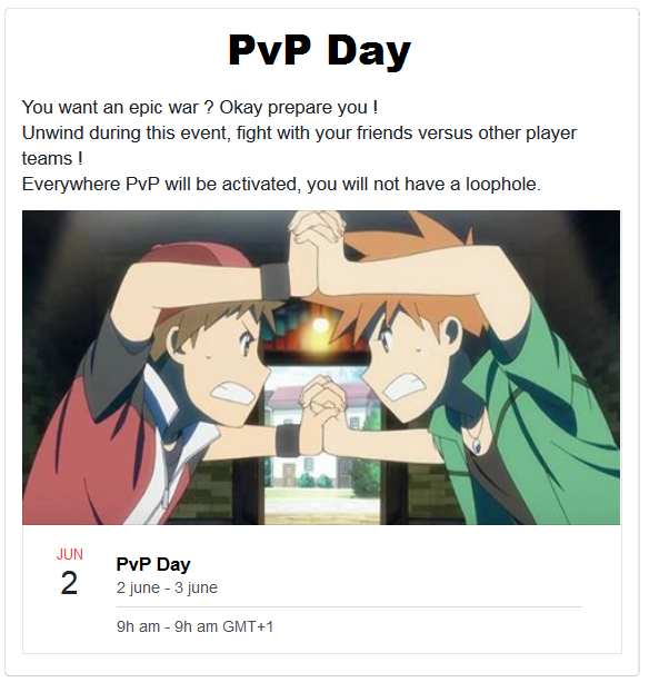 pvpday card