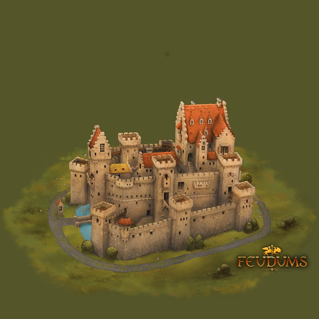 Level 5 castle with logo