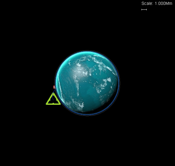 Orbit around planet
