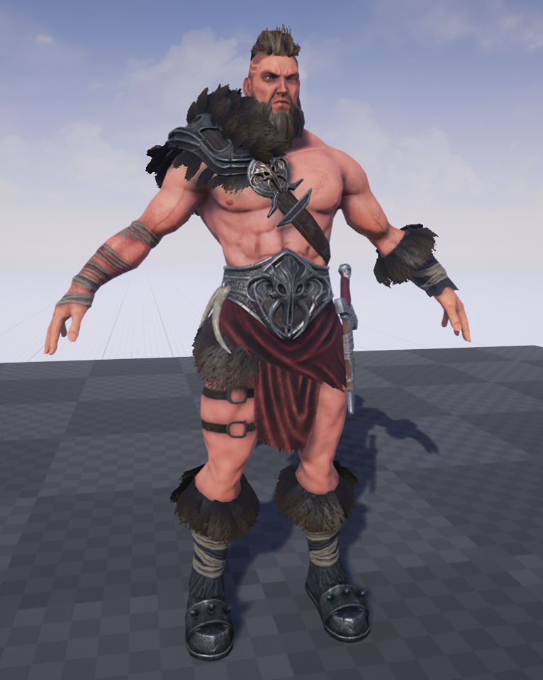 New version of the player character in UE4