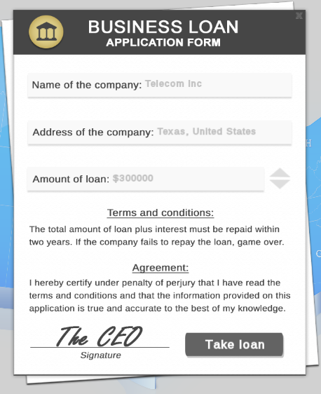 Loan application