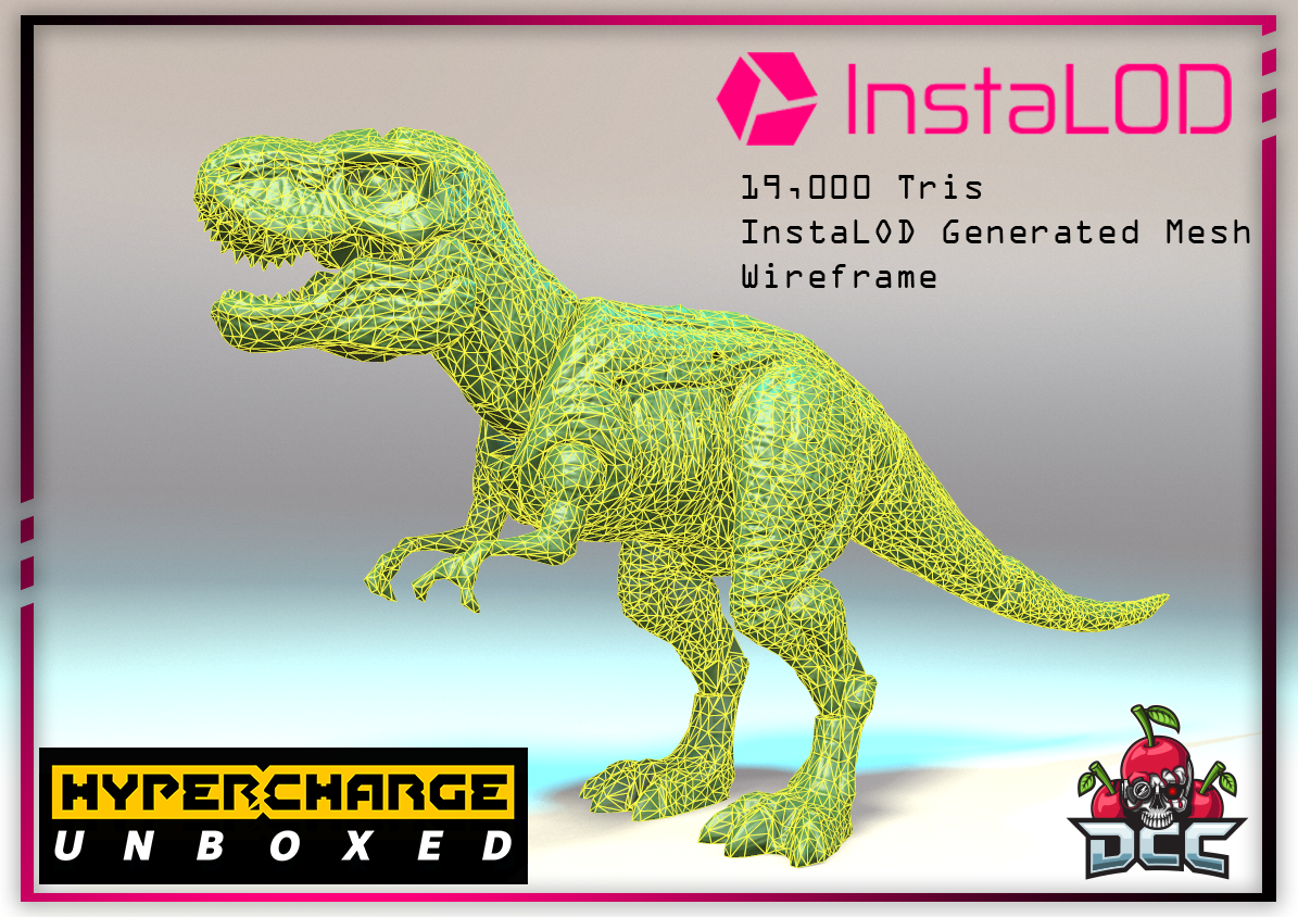 t rex wireframe