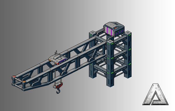 Antraxx mab objects crane pixel art