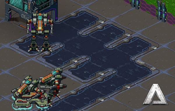 antraxx pixelart mech game