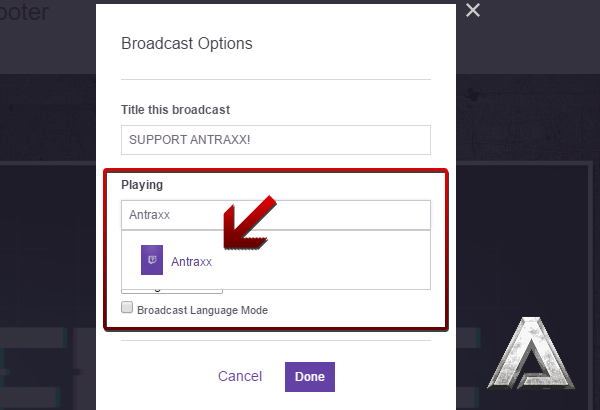 play antraxx on twitch