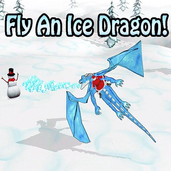Fly a cool ice dragon