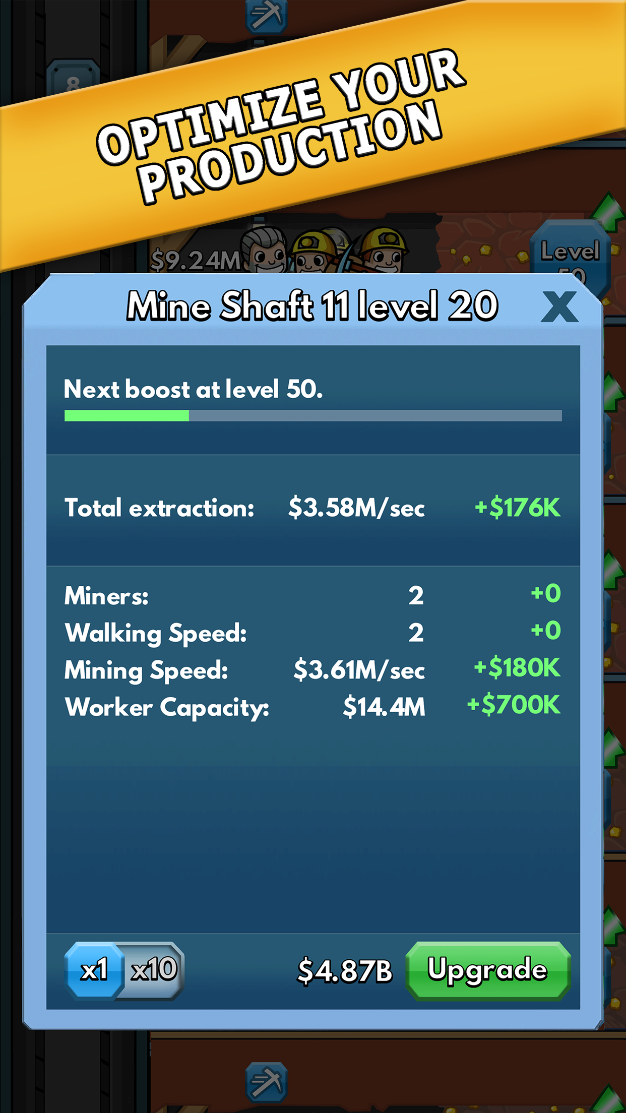 idle oil tycoon efficiency manager