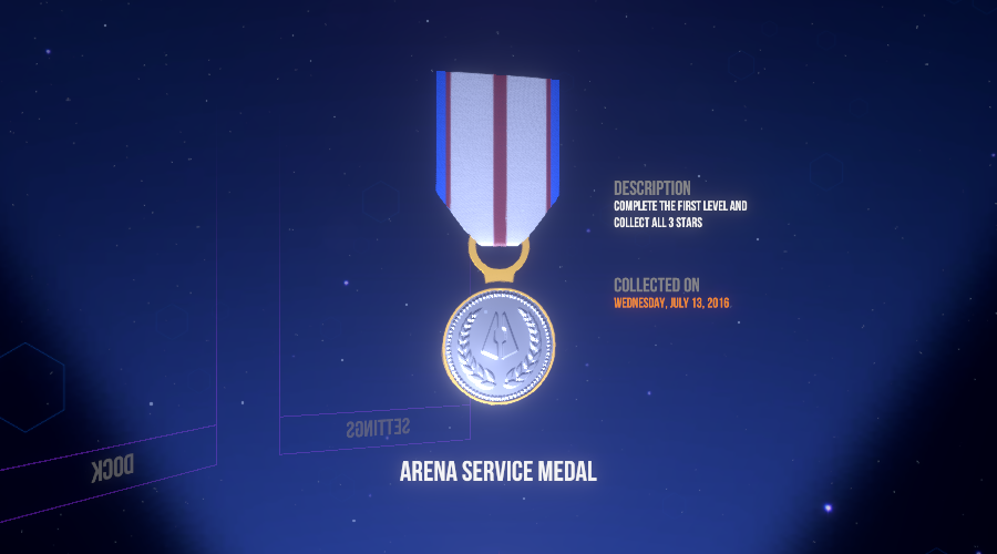 Arena Service Medal