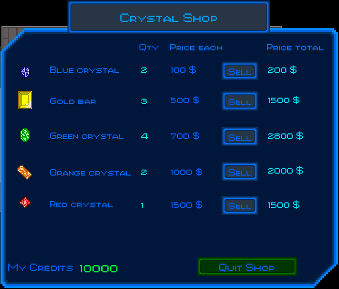 CrystalShopScreenshot