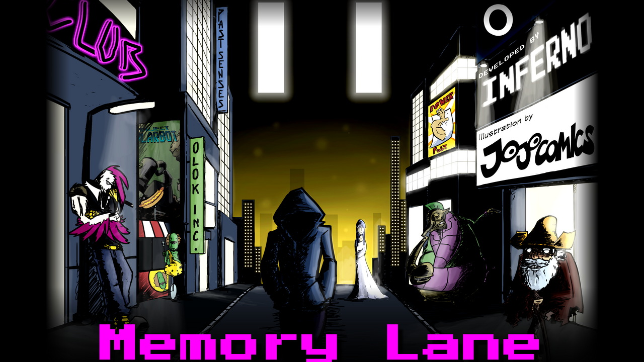 FNAF: Forgotten Memories  This is a title screen for a game that