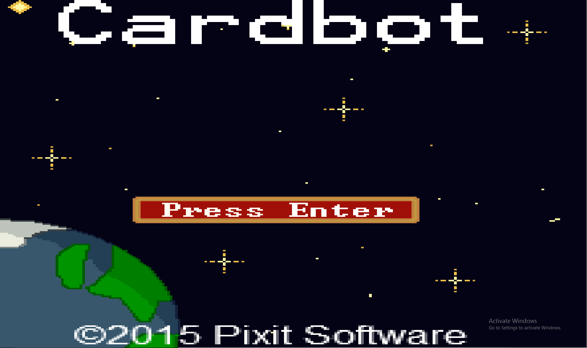 Cardbot Title Screen 2015