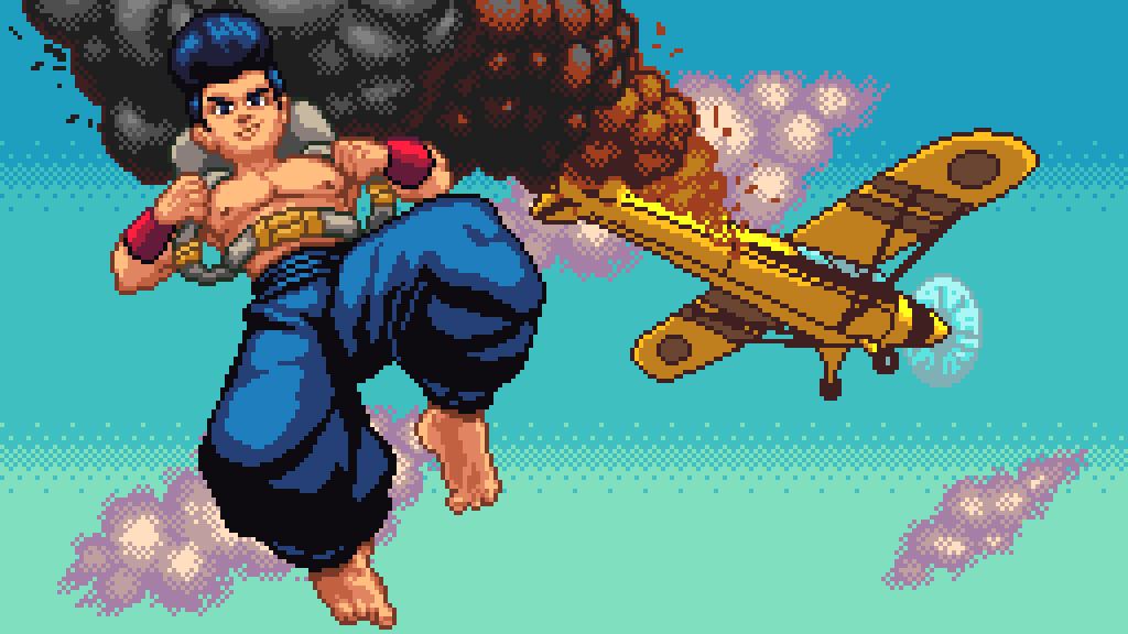 Conheça Kung-Fu UFO, novo jogo em desenvolvimento para Mega Drive