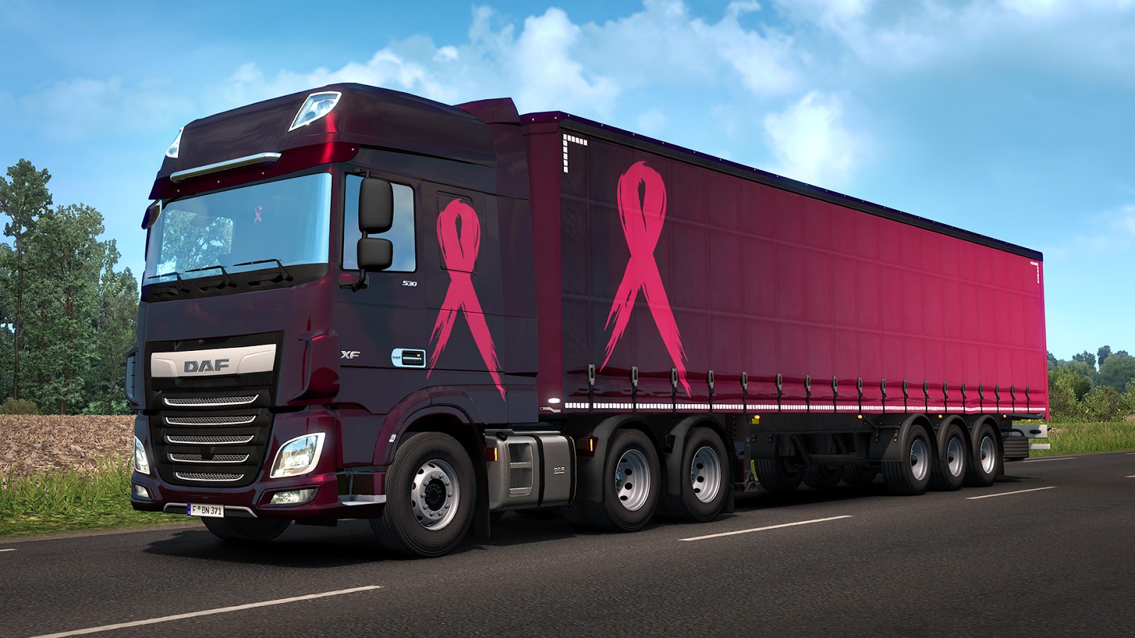 Euro Truck Sim 2 Pink Ribbon Eve