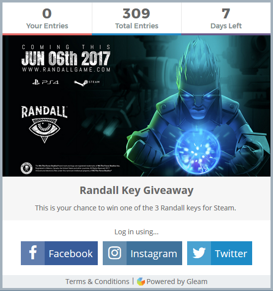 Randall Giveaway