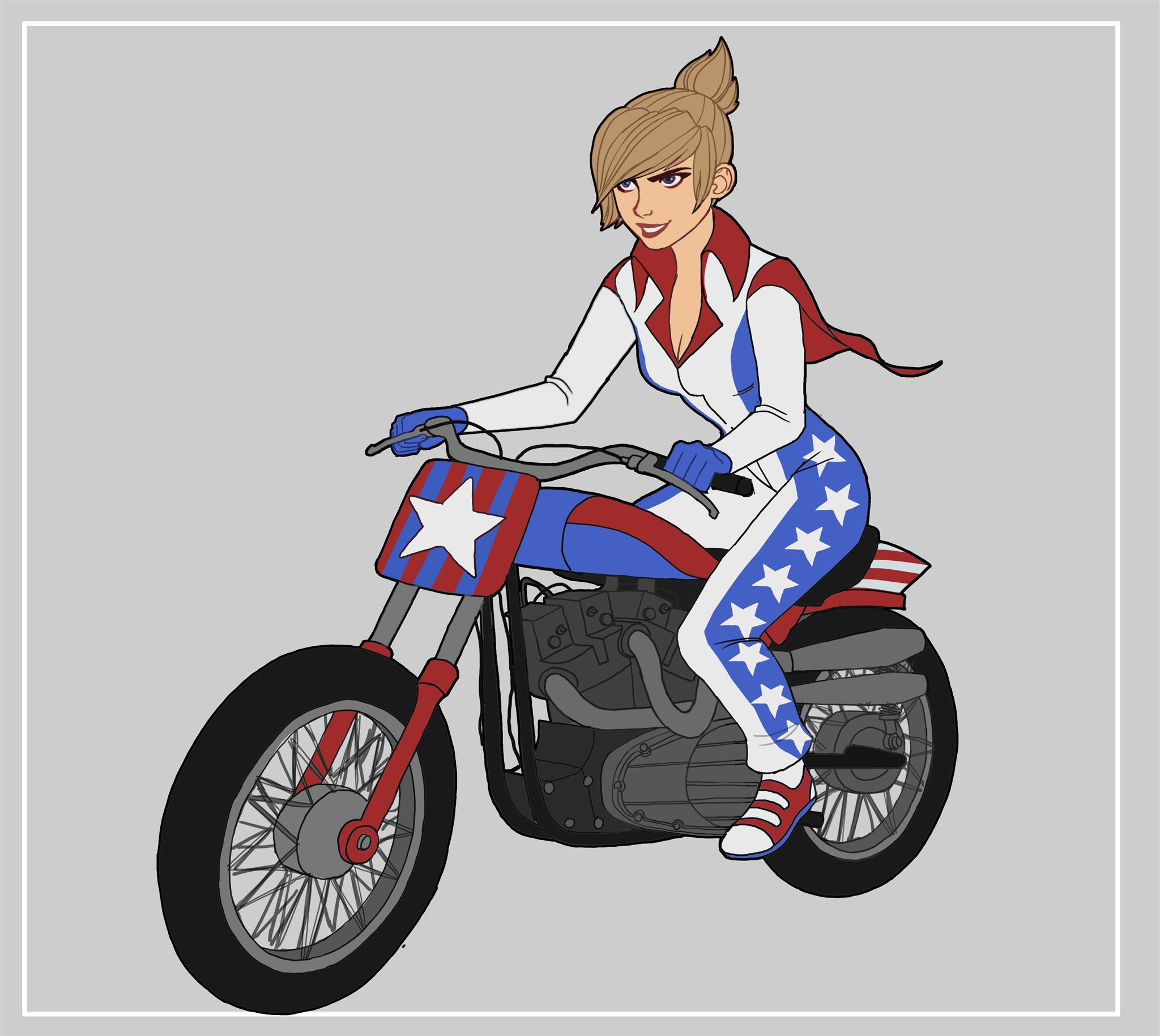 Female Evel Knievel