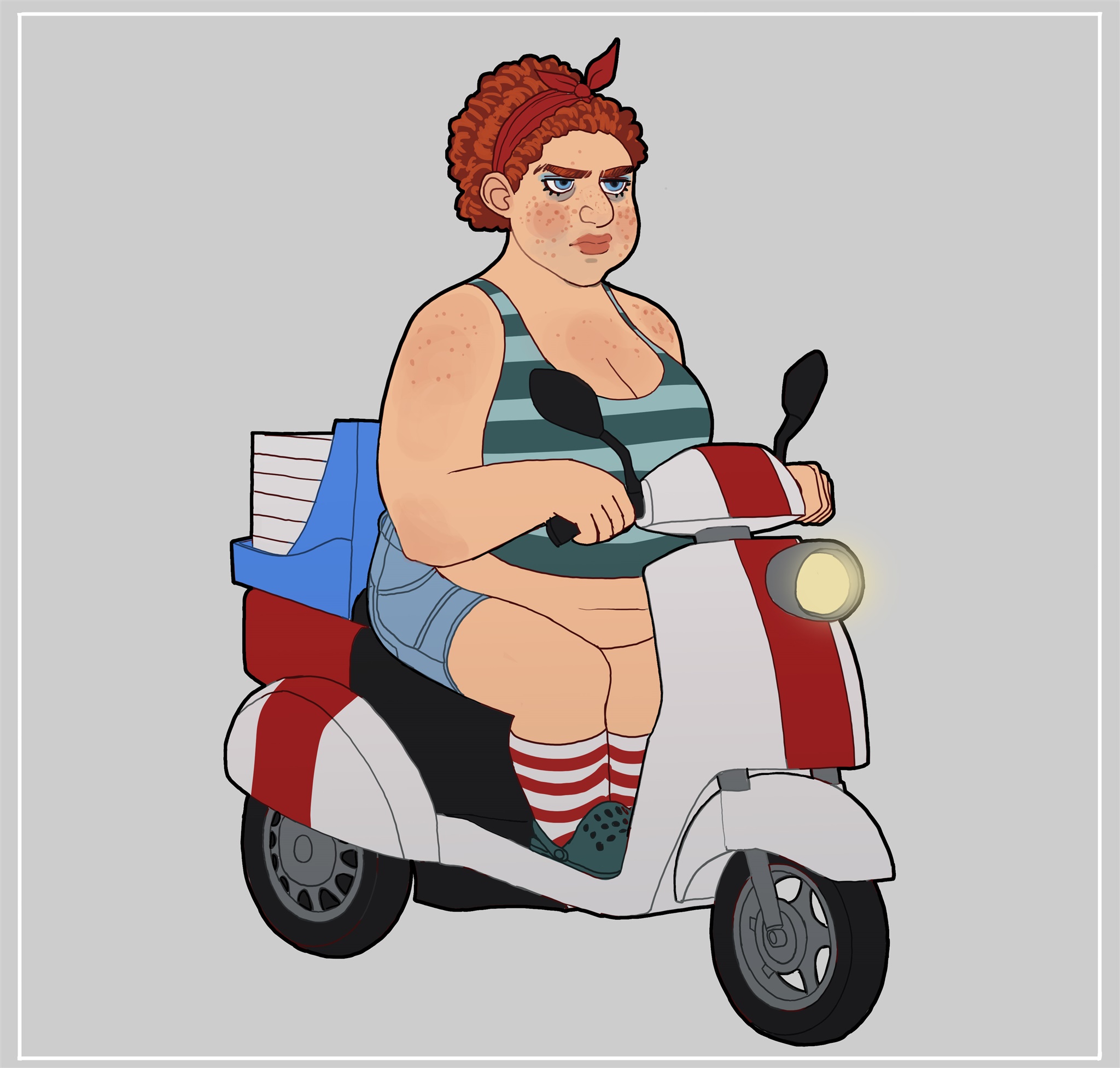 redneck woman cartoon