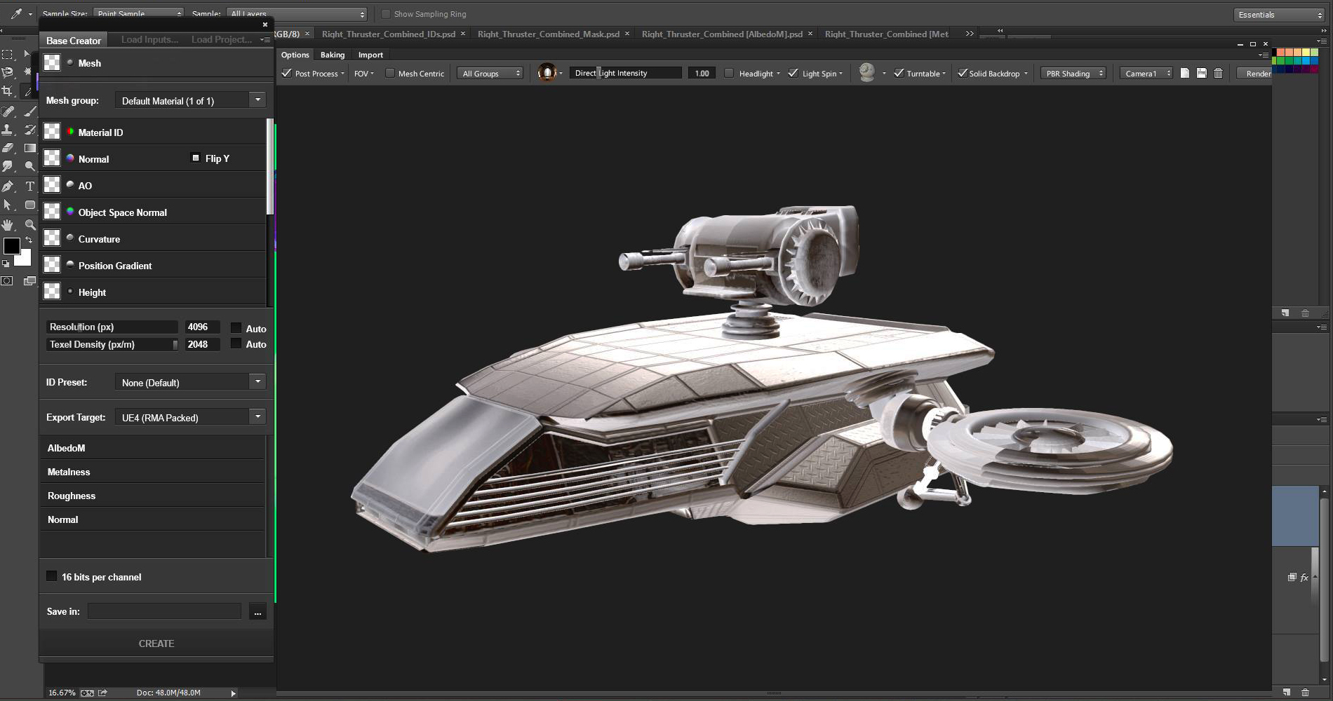 Remastering process of on of our hovercrafts, Aquila Audax.