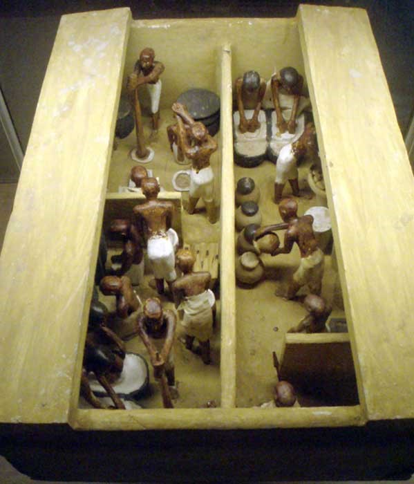 An Egyptian funerary model of a