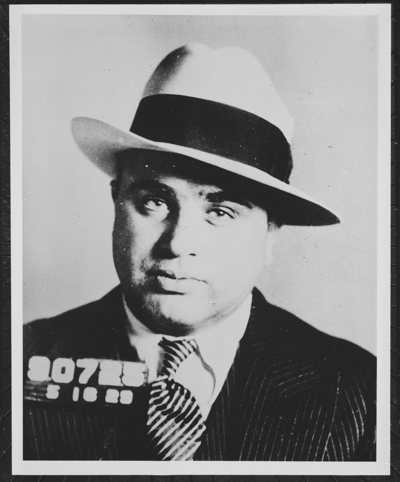 Well known Al Capone mug shot  