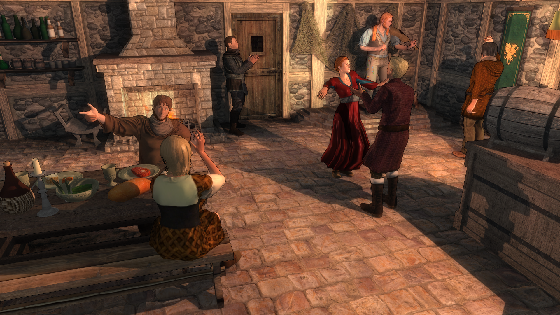 Dancing in the tavern