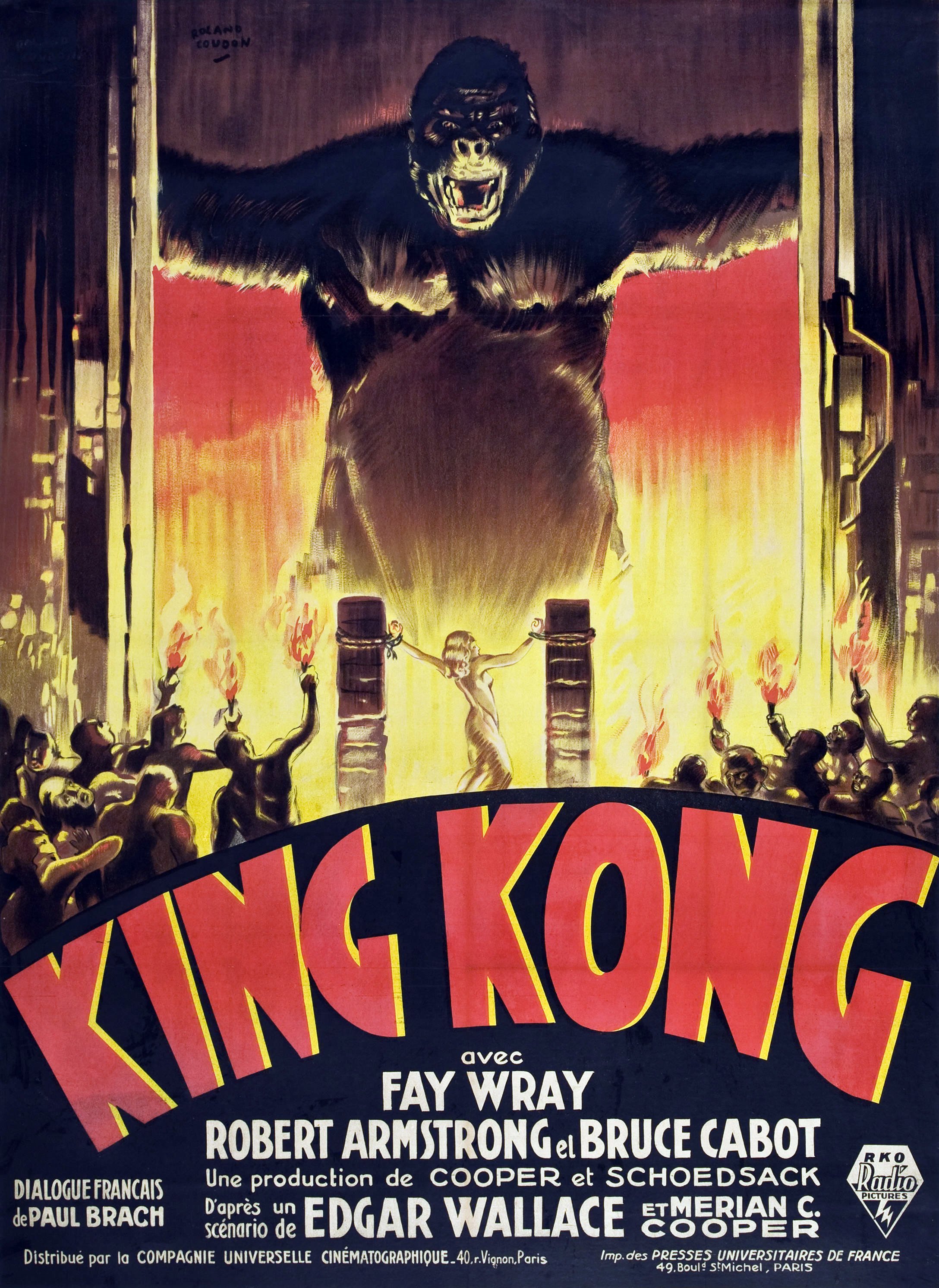 King Kong 1933 French poster
