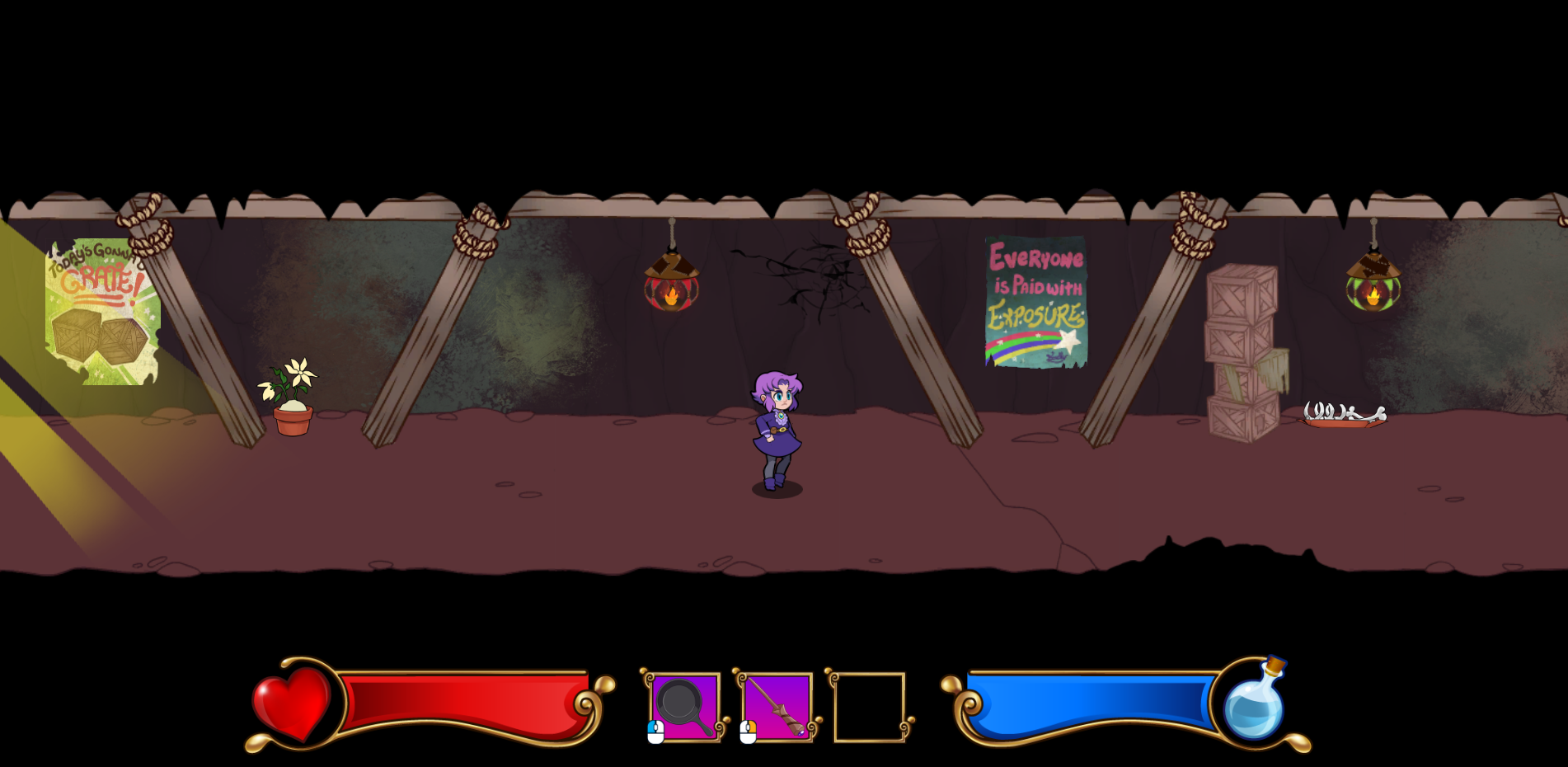 Grumpy Witch Level 3 Screenshot