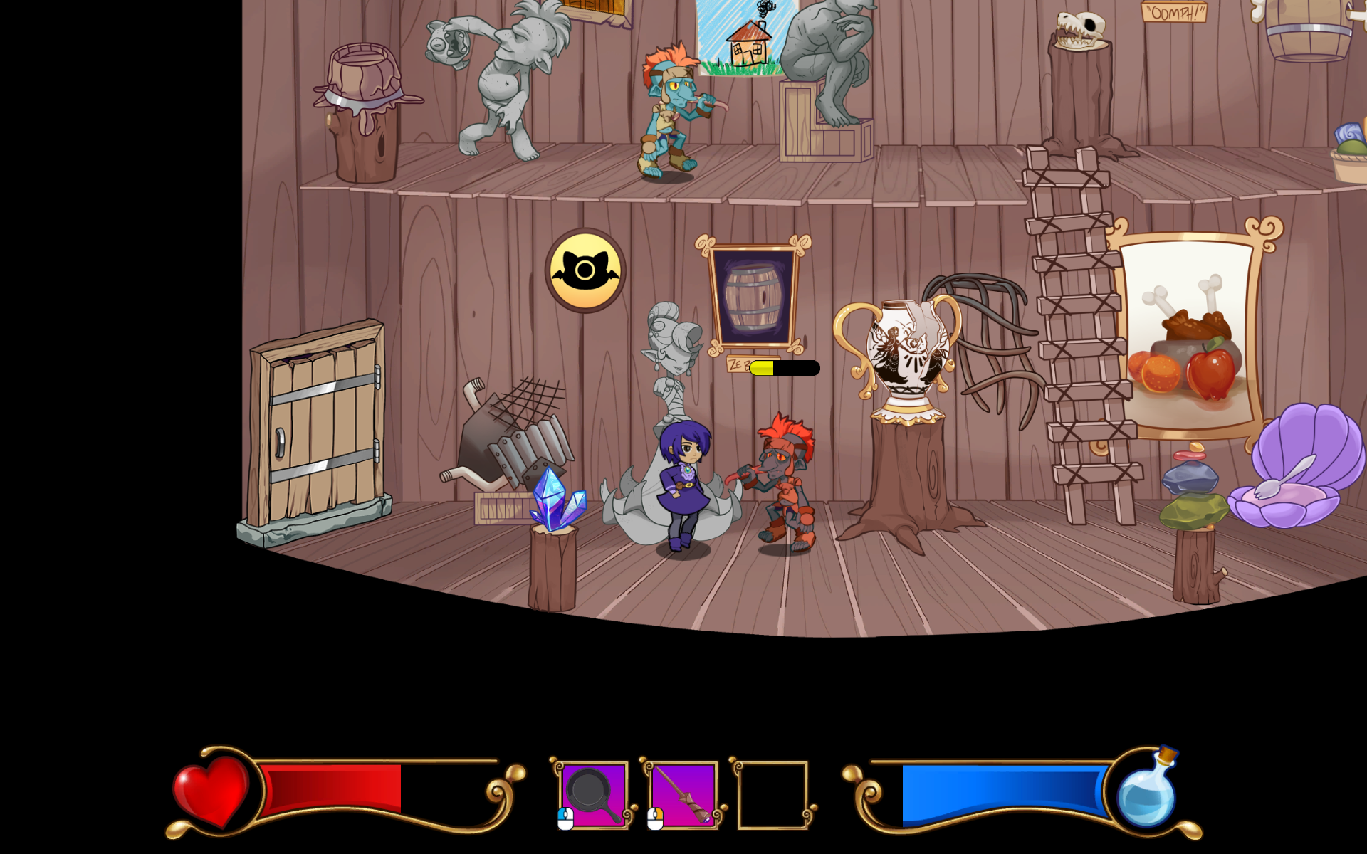 Grumpy Witch Development Screenshot