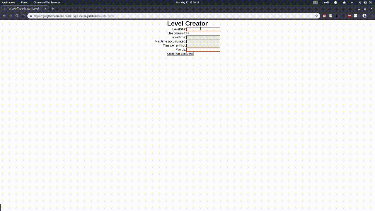 Basic level editor