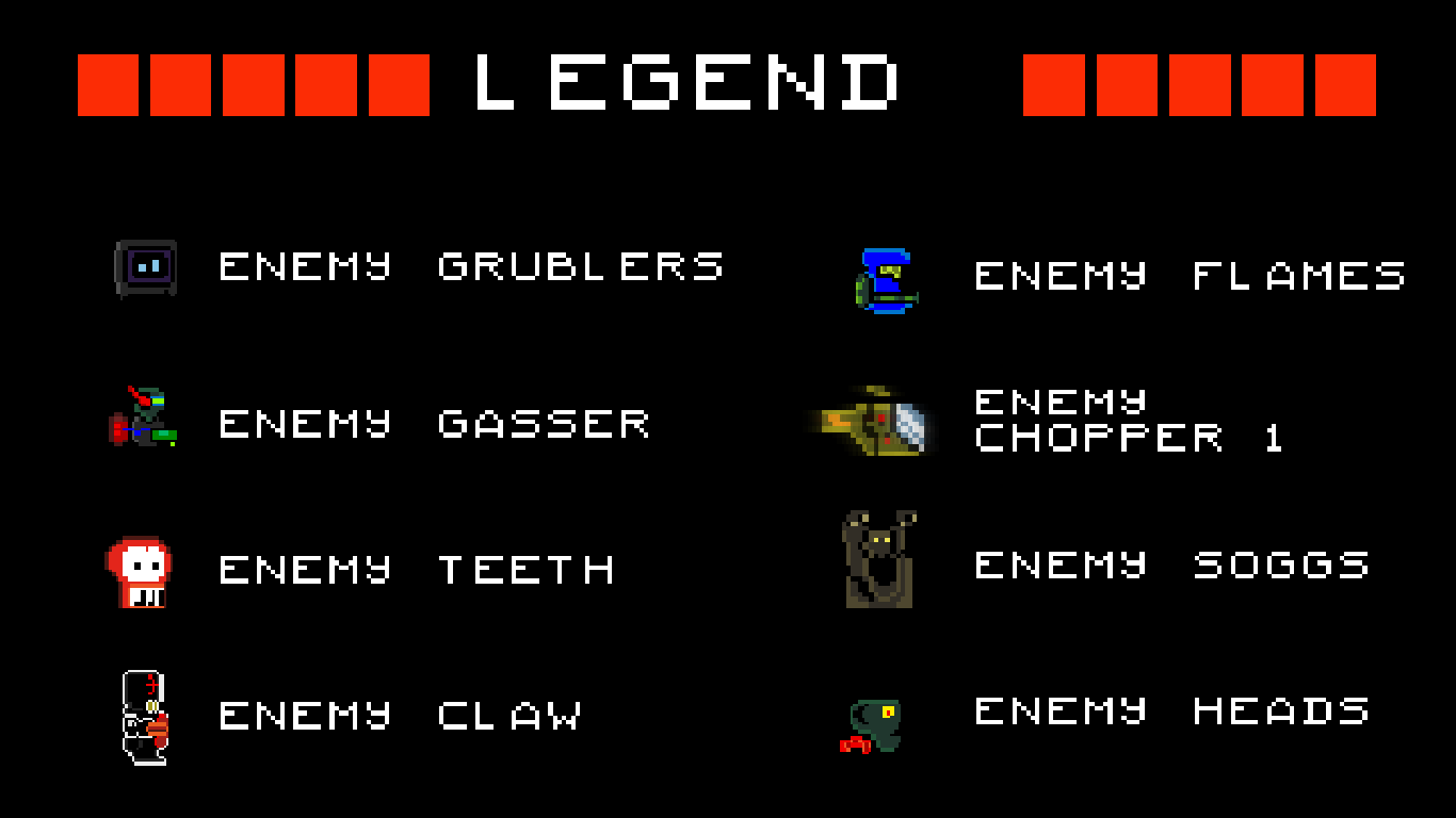 Legend 2 explains some of the baddies