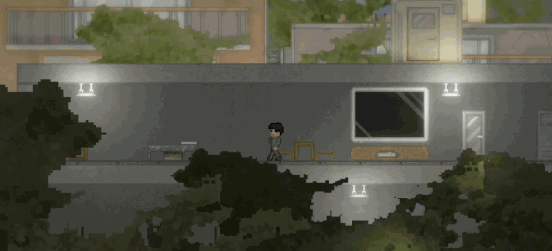 GIF of the protagonist's house.