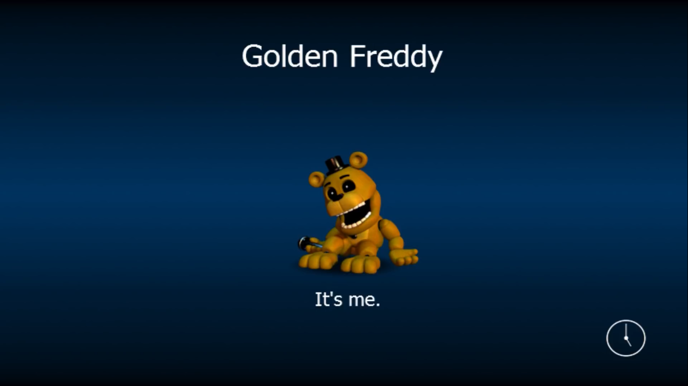 Loading Screen Golden Freddy