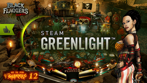 Black Flaggers Pinball Greenlight