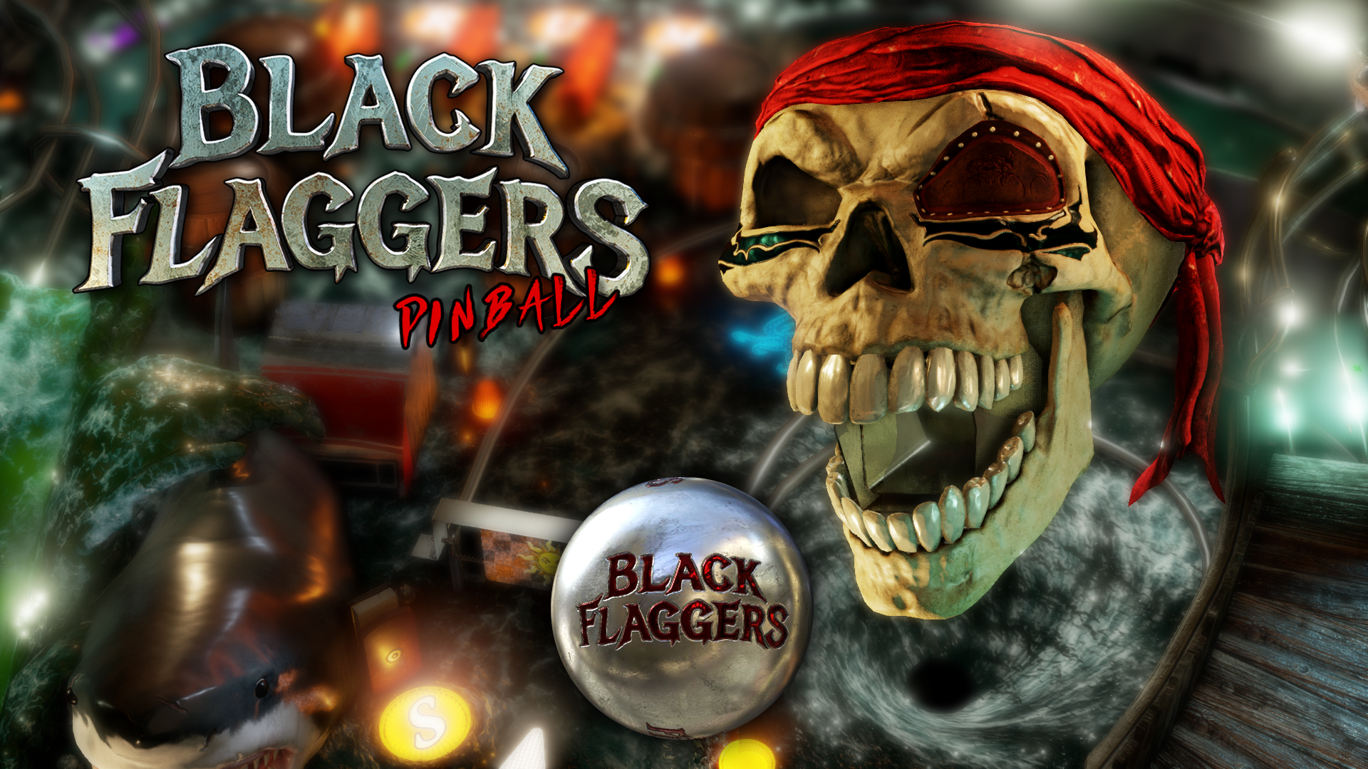 BlackFlaggers Pinball PosterImag