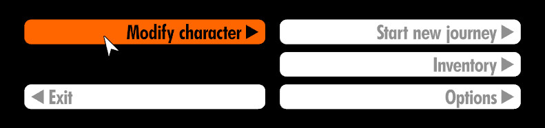 Modify character settings