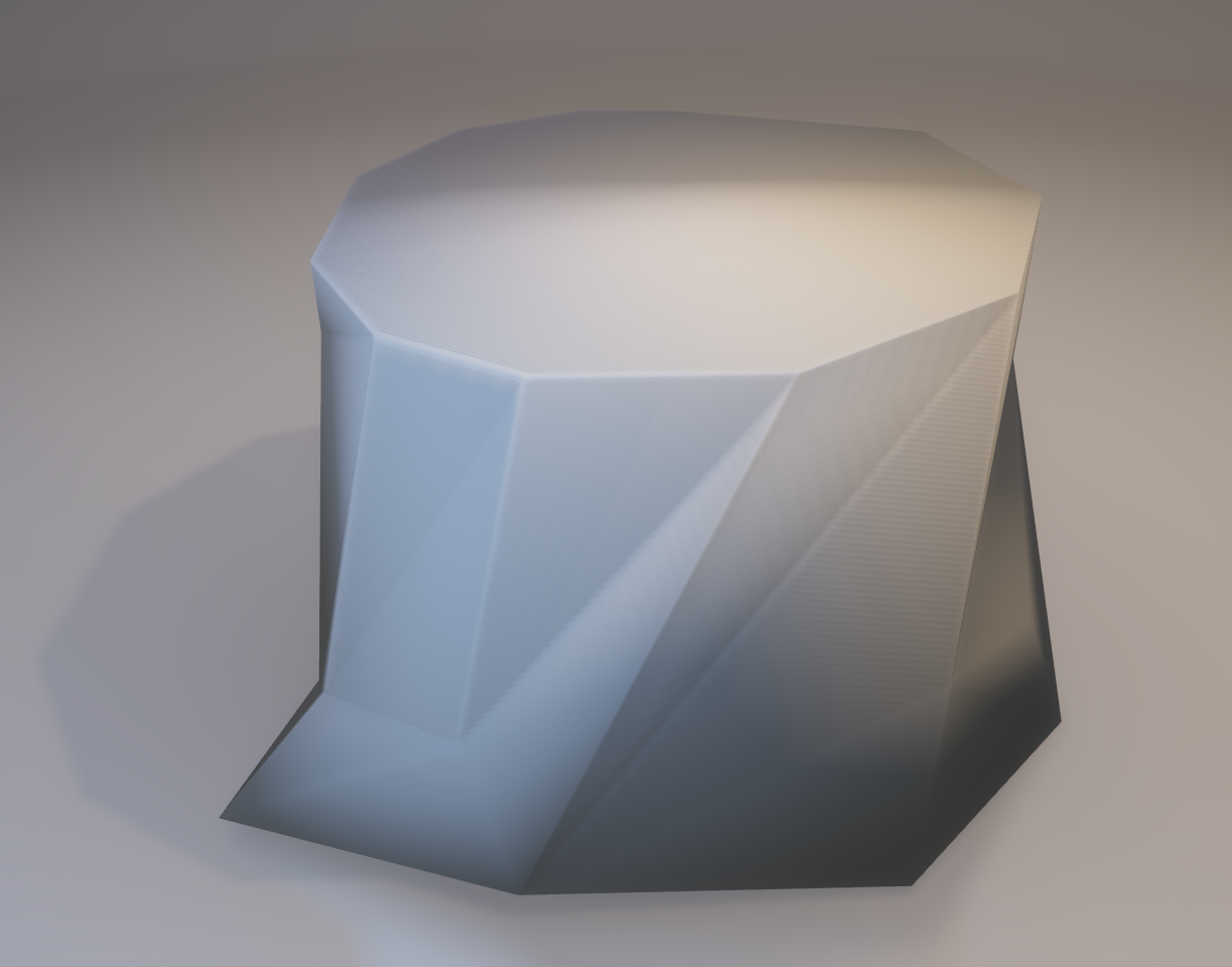 low poly tree stump