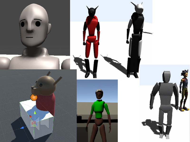 Synthaar Prototype 3D Characters