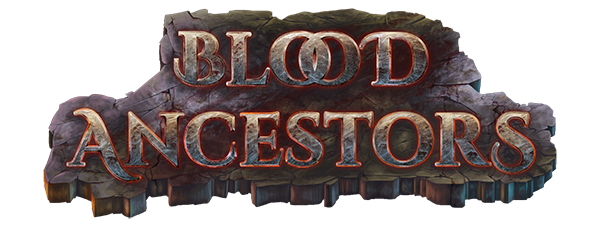 Blood ancestors background logo