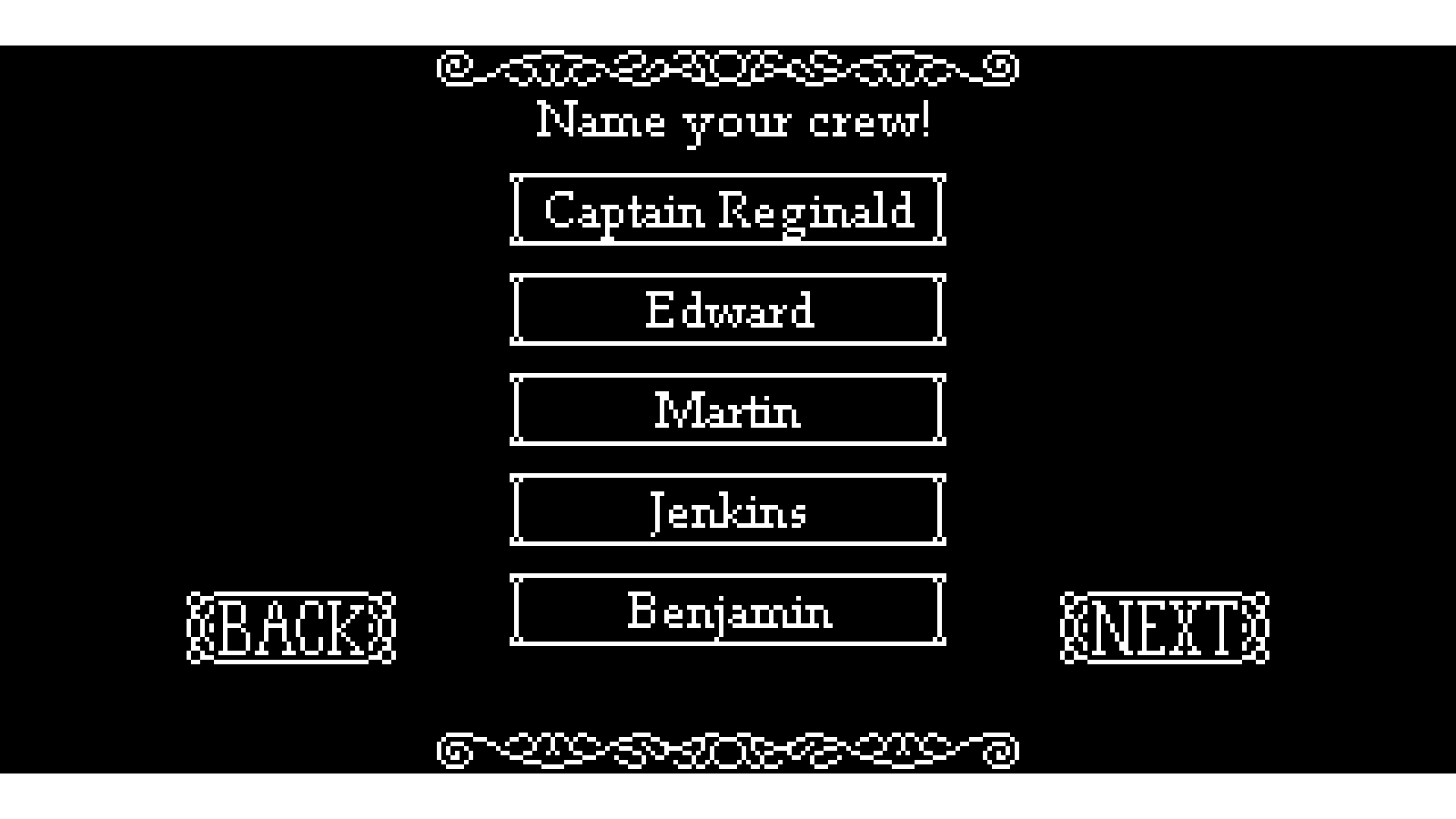 Crew Naming